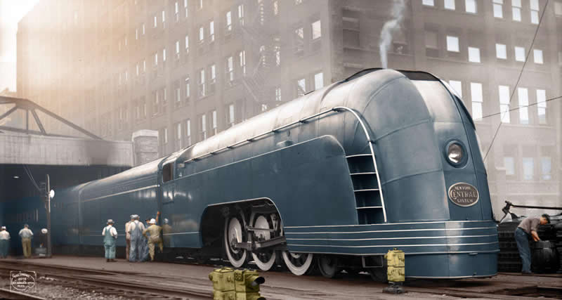 The New York - Chicago Mercury Train in 1936