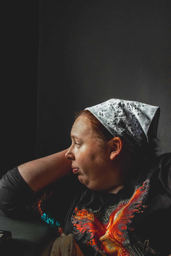 My wife at the window - Photos looks like Paintings