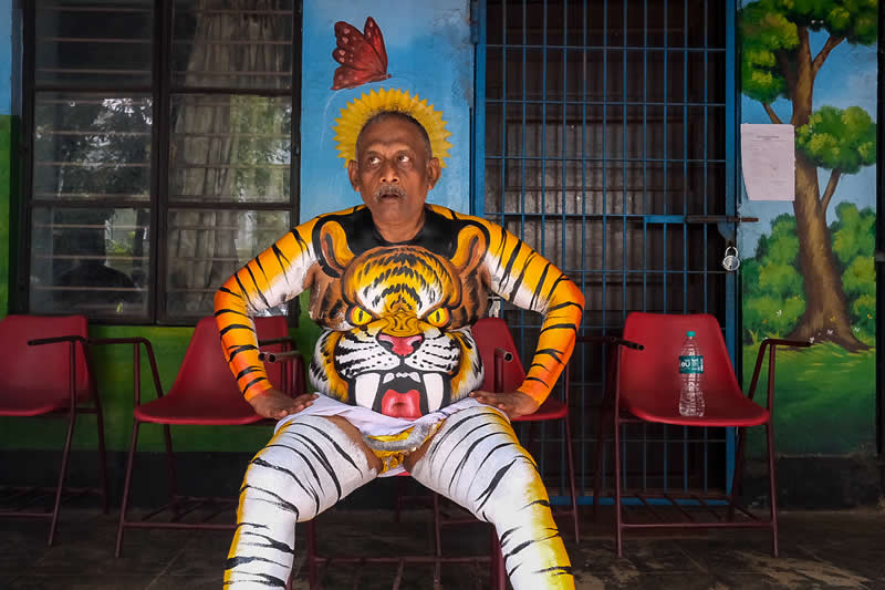 Puli Kali Tiger Dance Kerala Thrissur by Sreejith Kaviyil