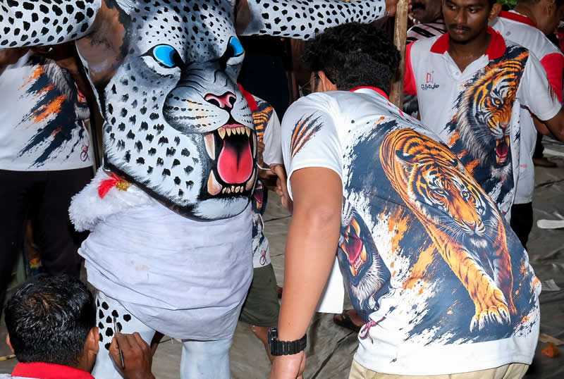 Puli Kali Tiger Dance Kerala Thrissur by Sreejith Kaviyil