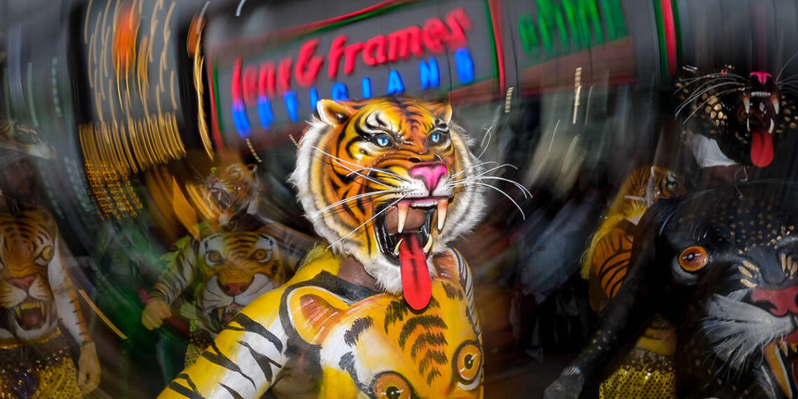 Puli Kali Tiger Dance Kerala Thrissur by Sreejith Kaviyil