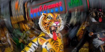 Puli Kali Tiger Dance Kerala Thrissur by Sreejith Kaviyil