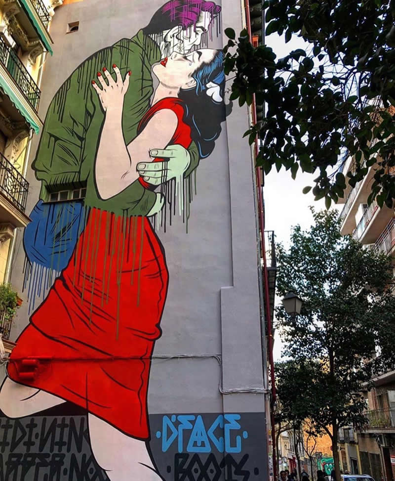 Art by DFace in Madrid, Spain
