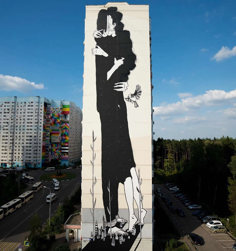 Wall Art by Alex Senna in Odintsovo, Russia