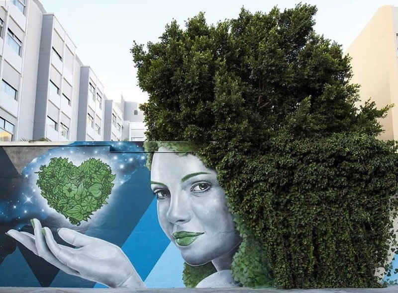 Wall Art from Sfhir in Malaga, Spain