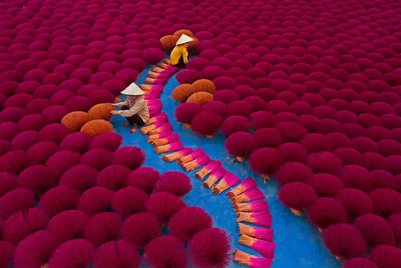 Drying Incense by Azim Khan Ronnie, France - The Artist Gallery Awards 2026 Travel Winners
