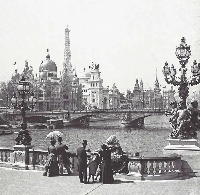 The skyline of Paris in 1890.
