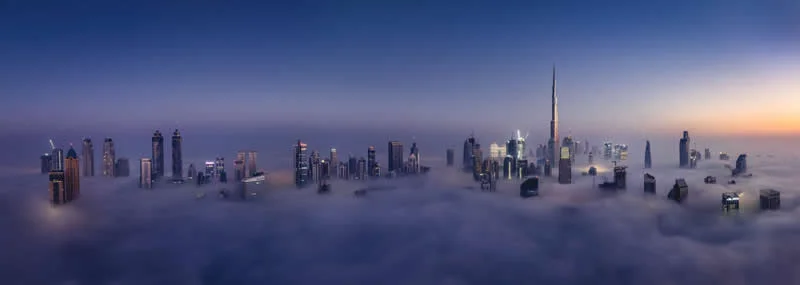 Cityscape - 3rd Place Winner: City in the Clouds by Florian Kriechbaumer, United Arab Emirates - PERSPA Awards 2026 Winners