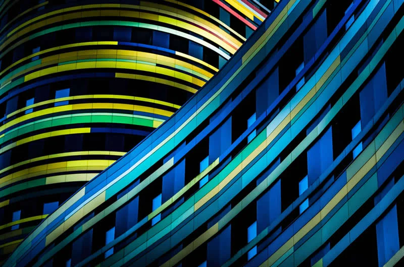 Geometry - 3rd Place Winner: Chromatic Intersect by Martin Wacker, Germany - PERSPA Awards 2026 Winners