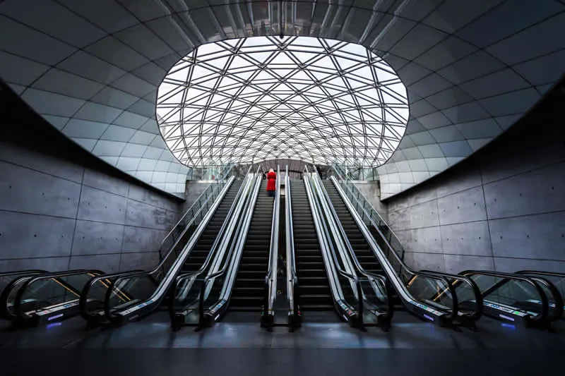 Human & Architecture - 3rd Place Winner: Geometry of Transit by Martin Wacker, Germany - PERSPA Awards 2026 Winners
