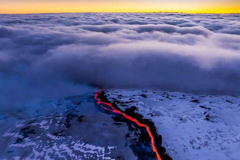 Honorable Mention: River of fire by Lukas Schaefer (IT) - GDT European Wildlife Photography Awards 2026