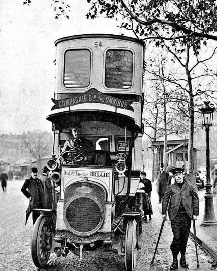 Bus 54, Paris, 1900s