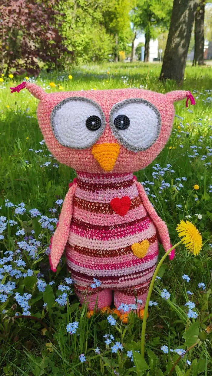 Adorable Creatures Crafted Entirely From Leftover Yarn by Violeta Vasileviciute-Pociene