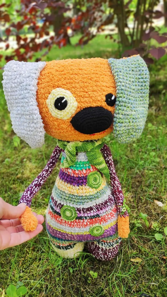 Adorable Creatures Crafted Entirely From Leftover Yarn by Violeta Vasileviciute-Pociene