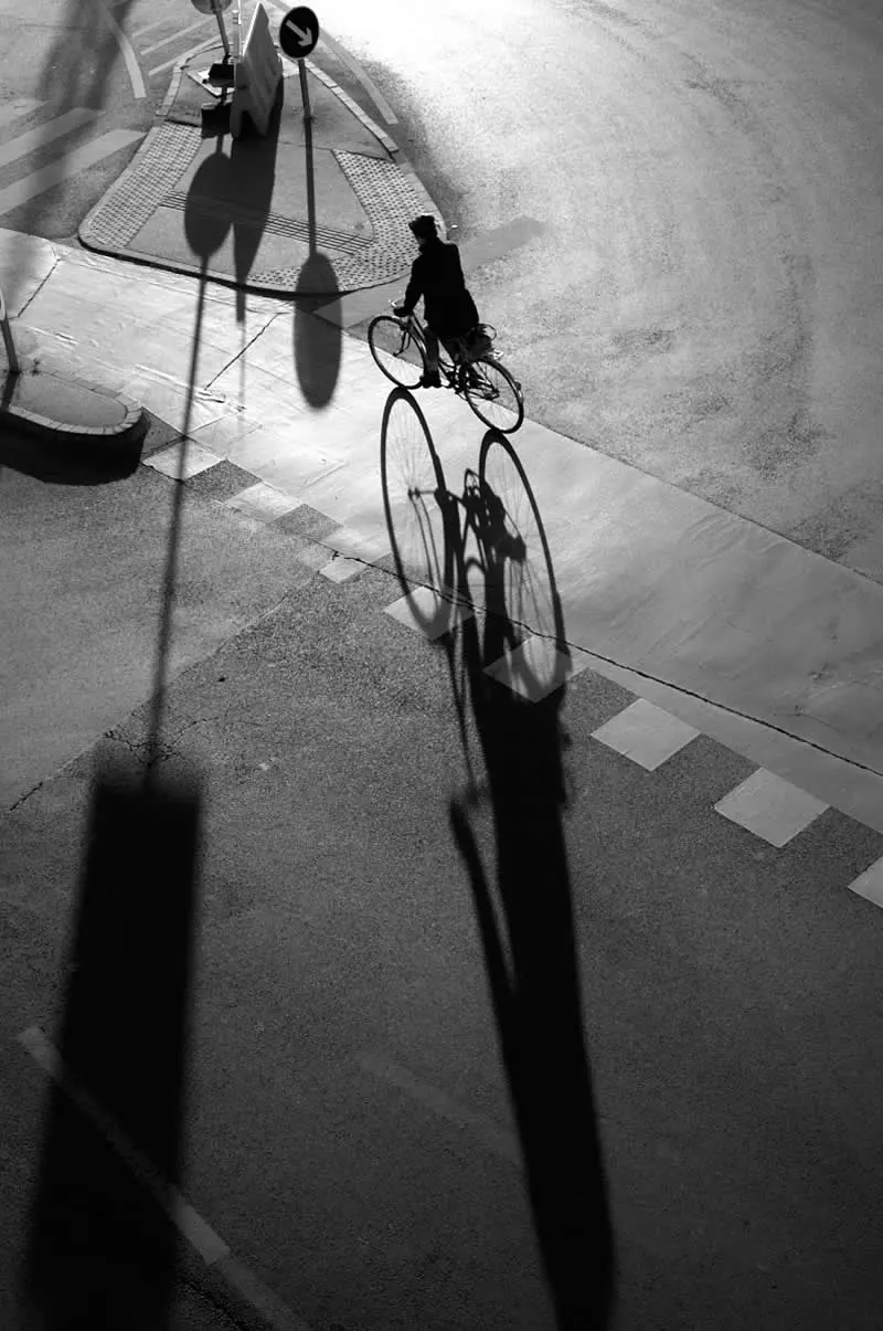 Afternoon cycling by Tamas Dragon, Hungary - MonoVisions Awards 2026 Street Winners