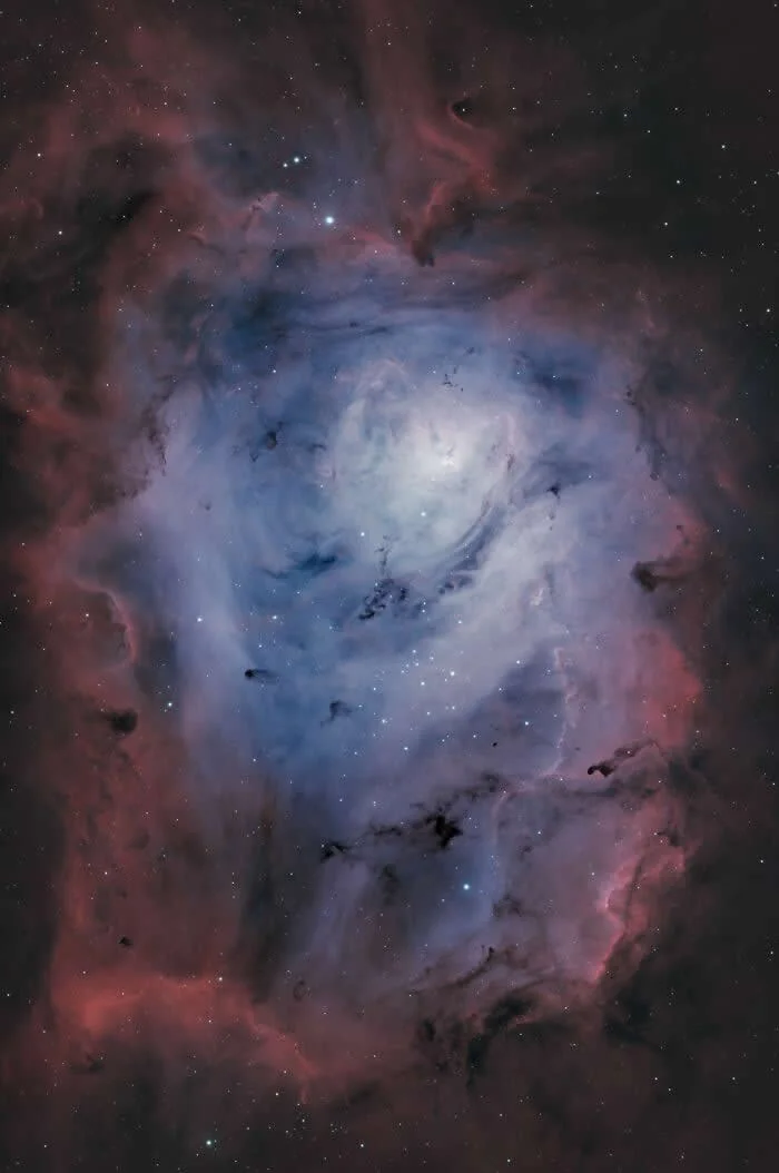 M8 - The Lagoon Nebula - Night Sky Photos Captured by David Joyce