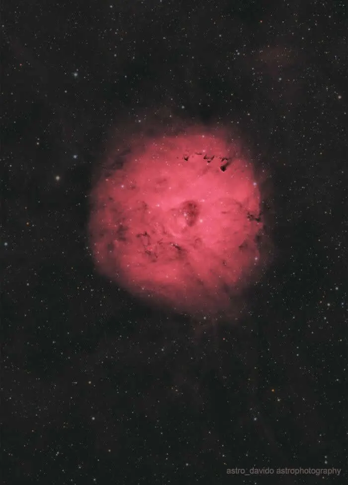 Sh2-170 - The Little Rosette Nebula - Night Sky Photos Captured by David Joyce