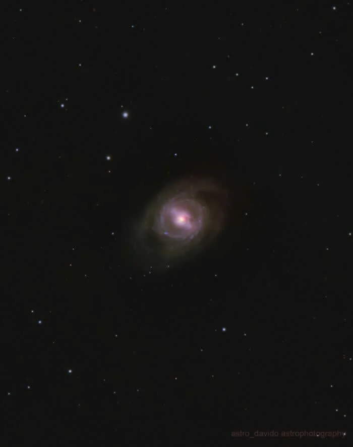 M95 - Barred Spiral Galaxy In Leo - Night Sky Photos Captured by David Joyce