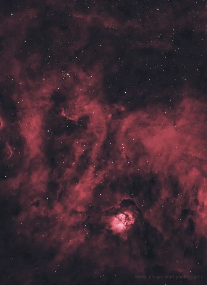 Sh2-54 - The Serpent Nebula - Night Sky Photos Captured by David Joyce