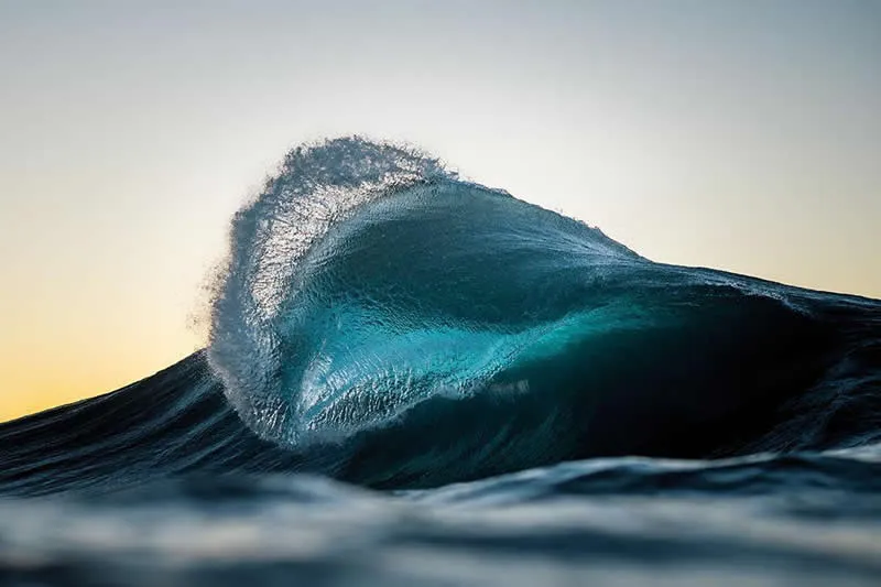 Blue Tongue - Ocean Wave Photos by Photographer Ray Collins