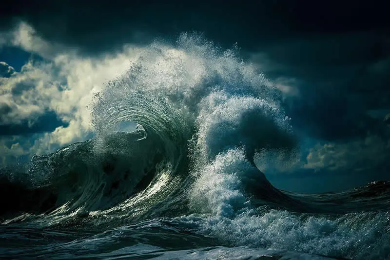 Collide - Ocean Wave Photos by Photographer Ray Collins
