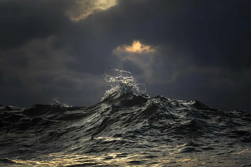 Kiss - Ocean Wave Photos by Photographer Ray Collins