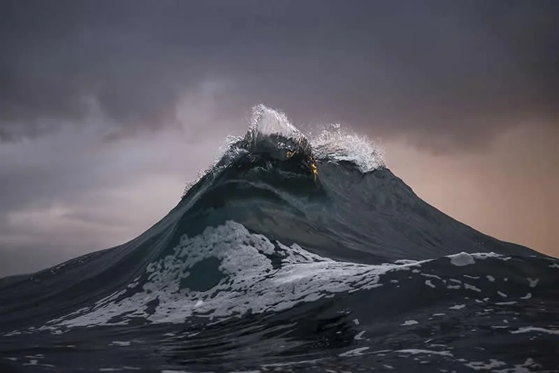 Snow Mountain - Ocean Wave Photos by Photographer Ray Collins