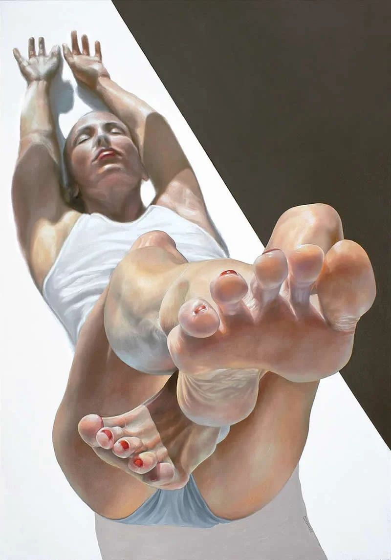 Tootsies - Oil on Canvas - Extraordinary Paintings by Michel Devanakis