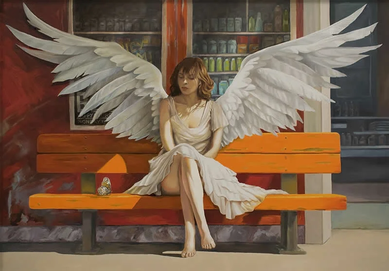 Elysium - Oil on Canvas - Extraordinary Paintings by Michel Devanakis