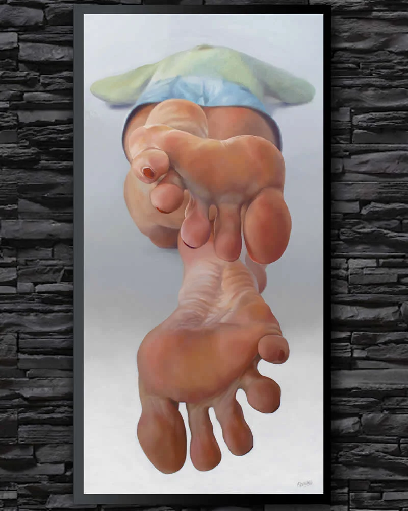 A Sole Perspective - Oil painting on canvas - Extraordinary Paintings by Michel Devanakis