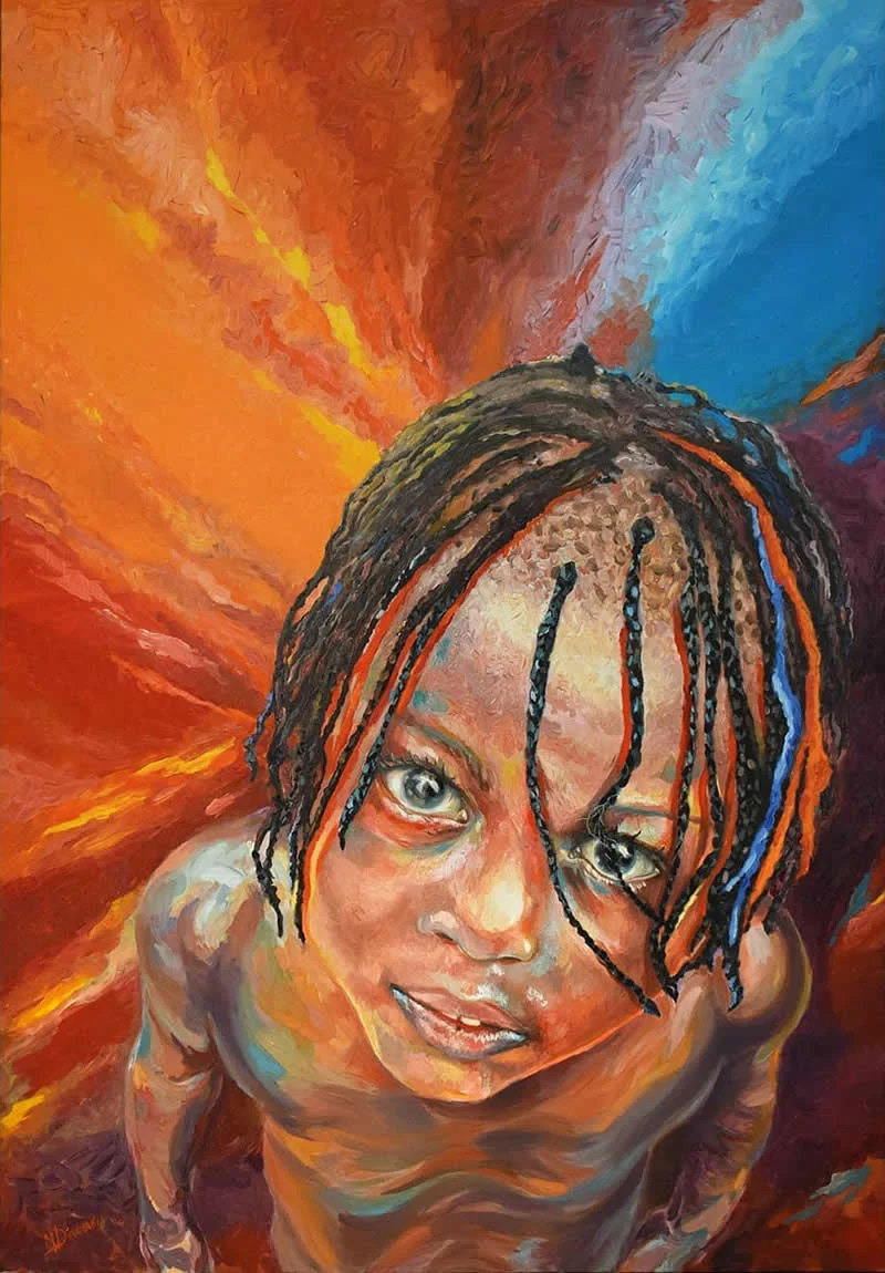 Little Sunshine - Oil on Canvas - Extraordinary Paintings by Michel Devanakis