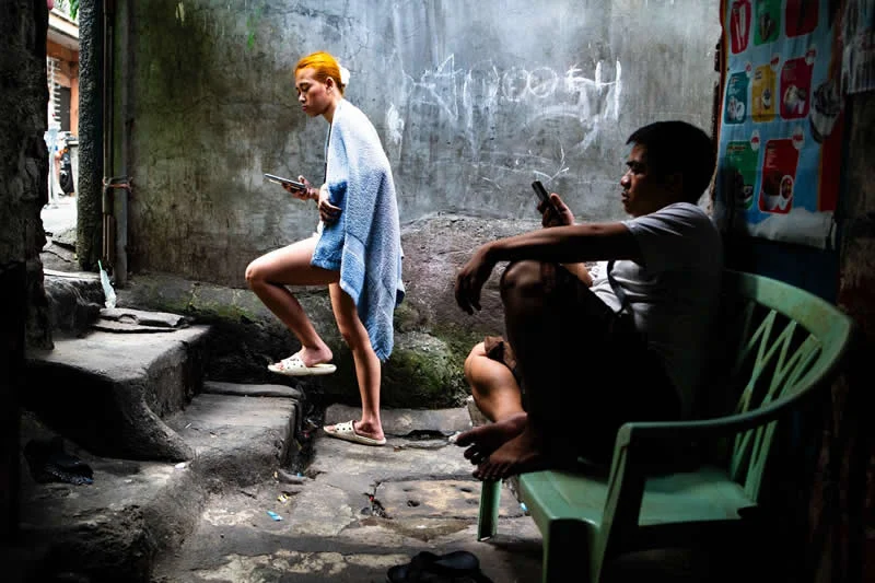 Capturing Humanity: Award-Winning Photographer France Leclerc Explores Life Around the World 69 Candid moment of affordable housing, Manila, Philippines - Street and Documentary Photography by France Leclerc