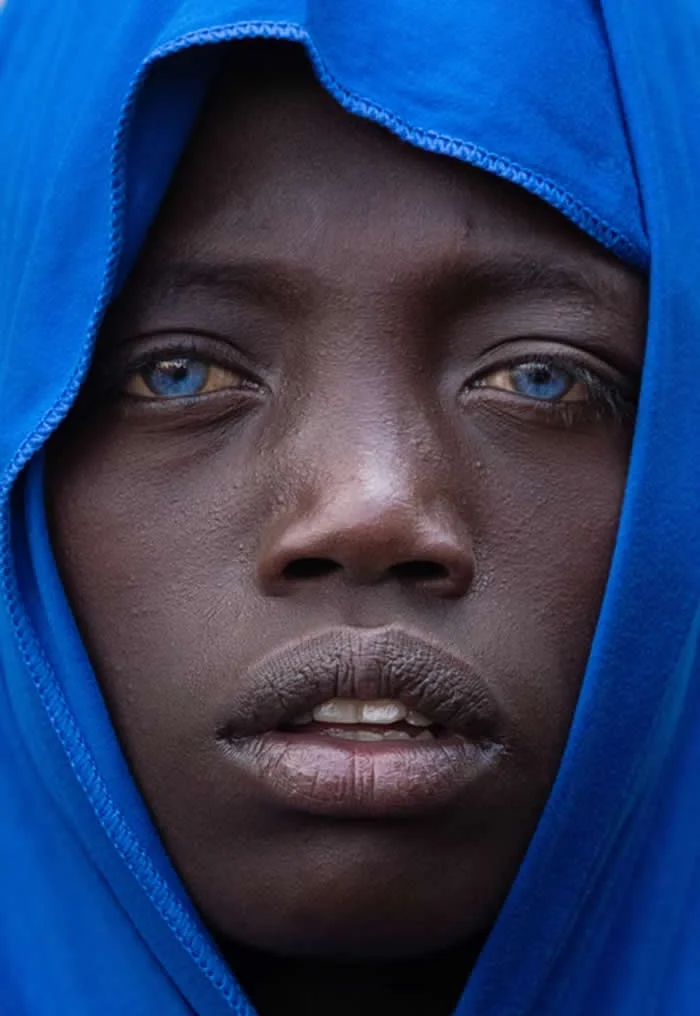 Abushe - Unchosen Blue by Anibal Bueno, Spain - The Artist Gallery Awards 2026 Portrait Winners