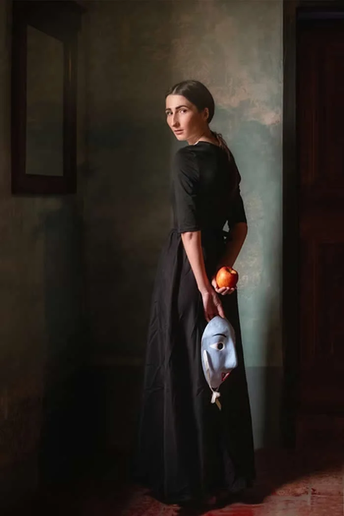 The Mask and the Apple by Salvatore Montemagno, Italyv - The Artist Gallery Awards 2026 Portrait Winners
