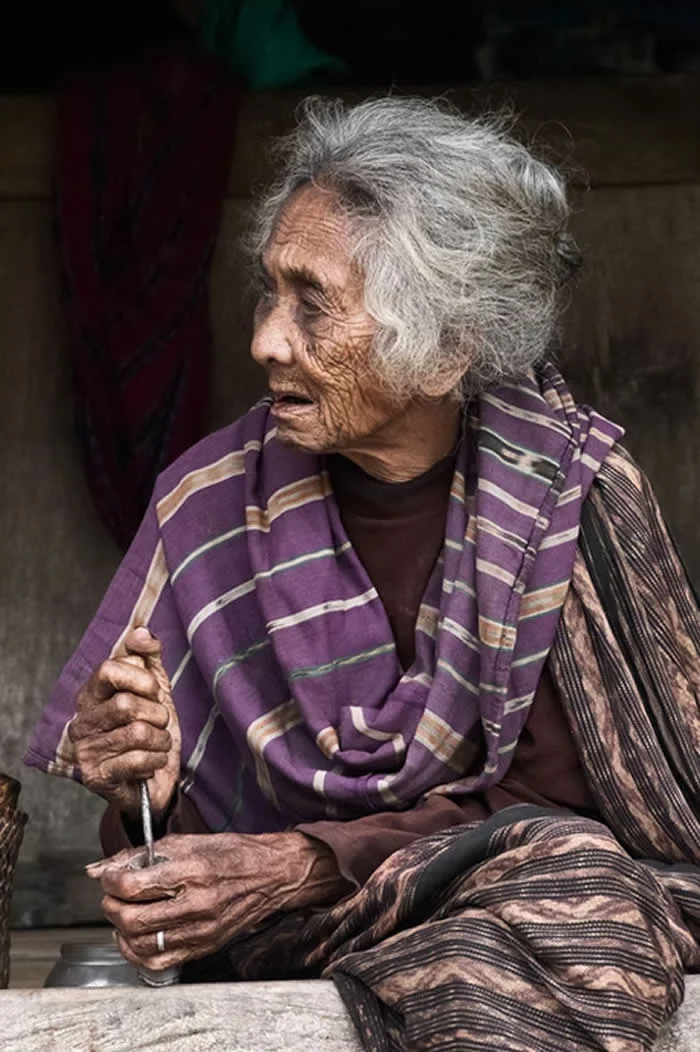 The Grace of Age and Ancient Rituals by Maria Teresa Bellomo, Italy - The Artist Gallery Awards 2026 Portrait Winners