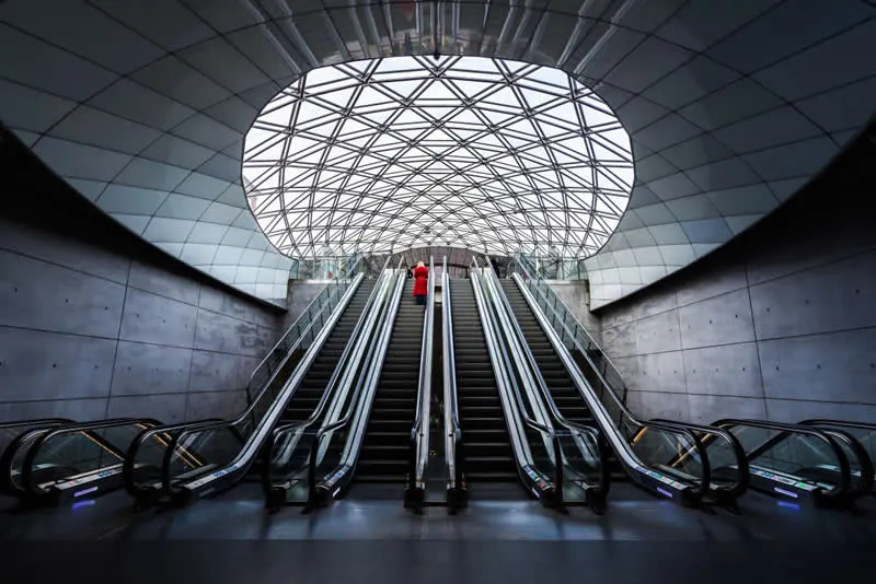 Converging Paths At Triangeln by Martin Wacker - Urban Photo Awards 2026 Winners