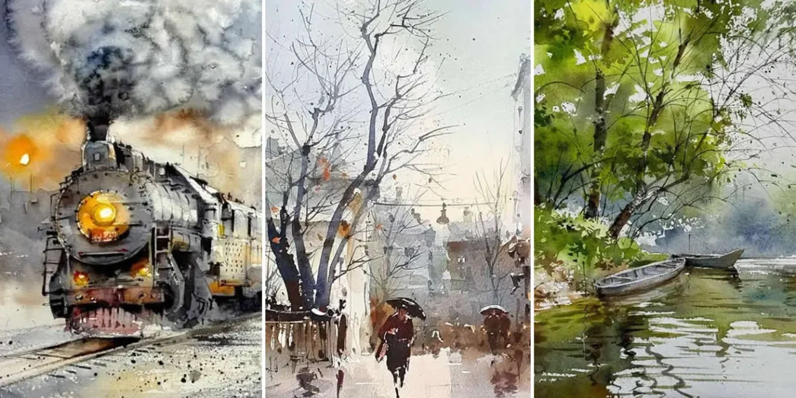 Dreamy Watercolor Paintings Filled With Emotion and Beauty